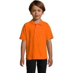 SUMMER II Dziecięce POLO / Pomaranczowy S11344-OR-4XL