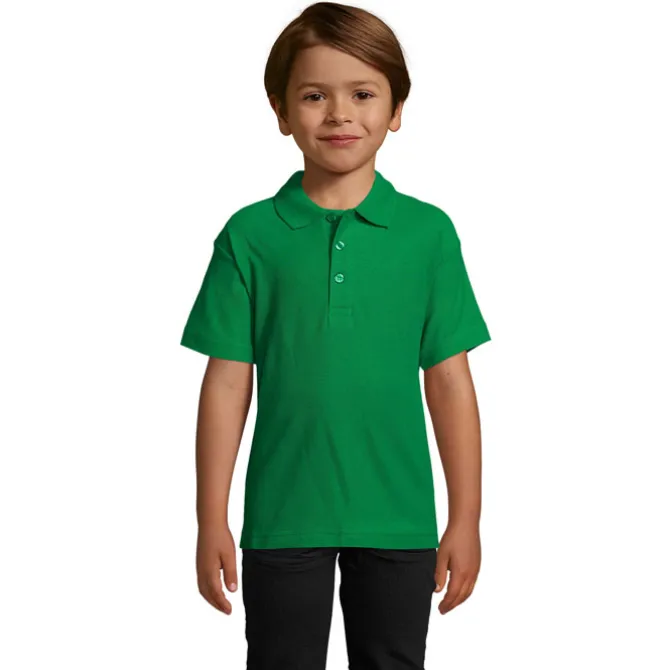 SUMMER II Dziecięce POLO / Zielony S11344-KG-3XL