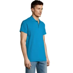SUMMER II Męskie POLO 170g / Aqua S11342-AQ-XS