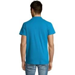 SUMMER II Męskie POLO 170g / Aqua S11342-AQ-L