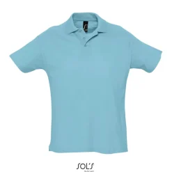 SUMMER II Męskie POLO 170g / Atoll blue S11342-AL-XS