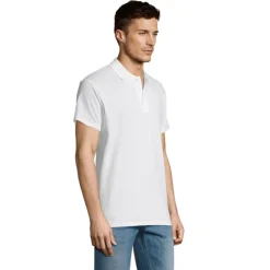 SUMMER II Męskie POLO 170g / Biały S11342-WH-S