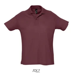SUMMER II Męskie POLO 170g / Burgundy S11342-BG-XS
