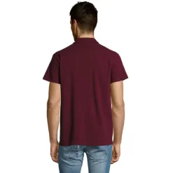 SUMMER II Męskie POLO 170g / Burgundy S11342-BG-L