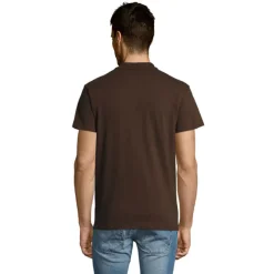 SUMMER II Męskie POLO 170g / Chocolate S11342-CH-L
