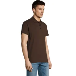SUMMER II Męskie POLO 170g / Chocolate S11342-CH-S