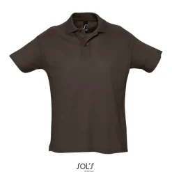 SUMMER II Męskie POLO 170g / Chocolate S11342-CH-S