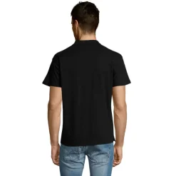 SUMMER II Męskie POLO 170g / Czarny / Czarny opal S11342-BK-XXL