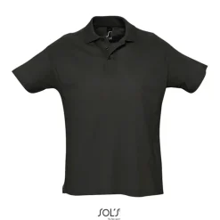 SUMMER II Męskie POLO 170g / Czarny / Czarny opal S11342-BK-XXL