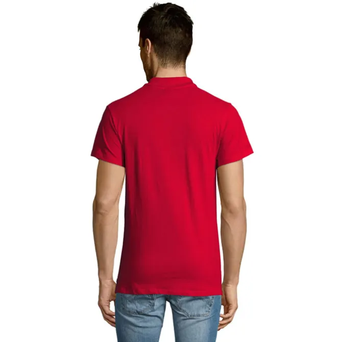 SUMMER II Męskie POLO 170g / Czerwony S11342-RD-XXL