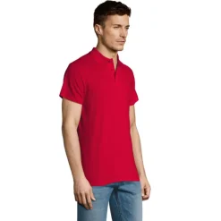 SUMMER II Męskie POLO 170g / Czerwony S11342-RD-M
