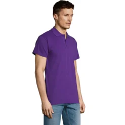 SUMMER II Męskie POLO 170g / Dark purple S11342-DA-L