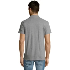 SUMMER II Męskie POLO 170g / Grey melange S11342-GY-XL