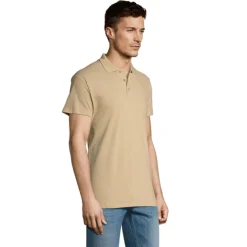 SUMMER II Męskie POLO 170g / Sand S11342-SA-M