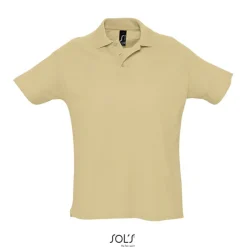 SUMMER II Męskie POLO 170g / Sand S11342-SA-L