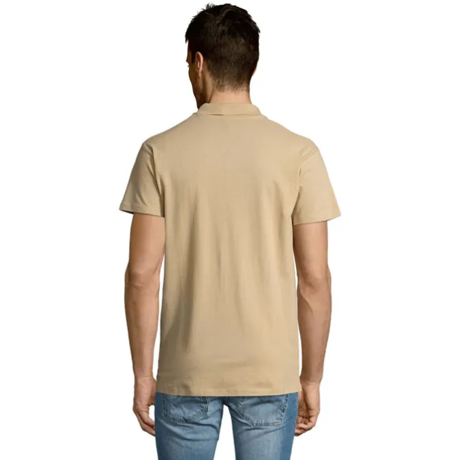 SUMMER II Męskie POLO 170g / Sand S11342-SA-XS