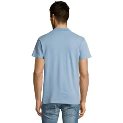 SUMMER II Męskie POLO 170g / Sky blue S11342-SP-L