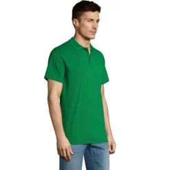 SUMMER II Męskie POLO 170g / Zielony S11342-KG-XL