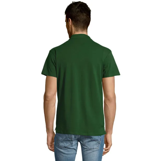 SUMMER II Męskie POLO 170g / Zielony golf S11342-GG-S