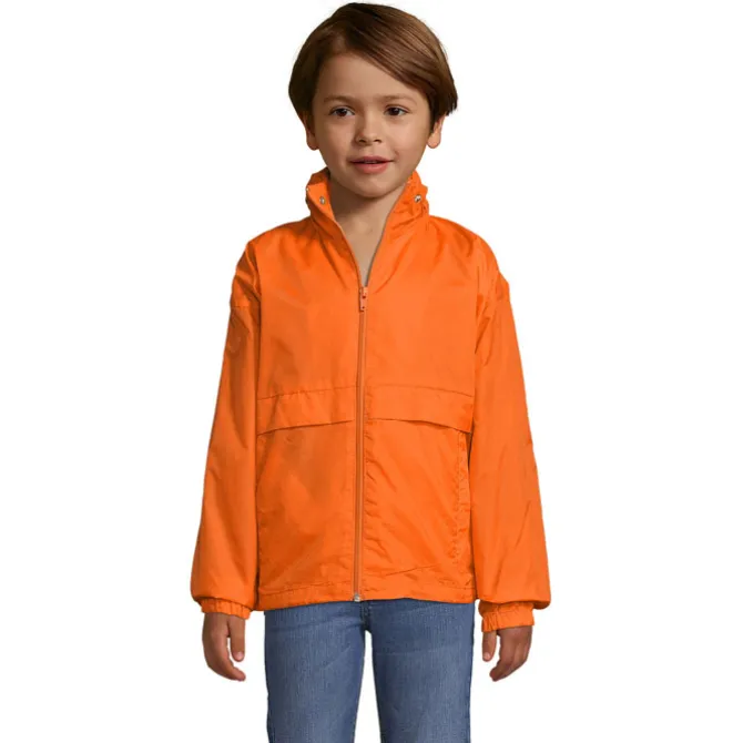 SURF KIDS WINDBREAKER 210g / Pomaranczowy S32300-OR-4XL