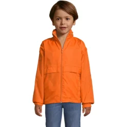 SURF KIDS WINDBREAKER 210g / Pomaranczowy S32300-OR-XL