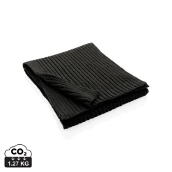 Szalik z dzianiny AWARE™ Polylana® / Czarny P453.441