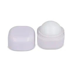 Sześcienny balsam do ust z recyklingu ABS / Biały LT90484-N0001
