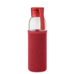 Szklana butelka 500 ml / Czerwony MO2089-05