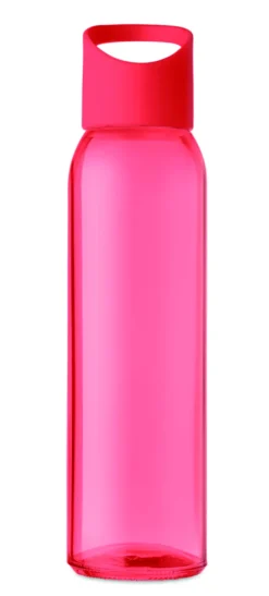 Szklana butelka 500ml / Czerwony MO9746-05