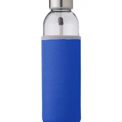 Szklana butelka 500 ml / Niebieski V0939-11