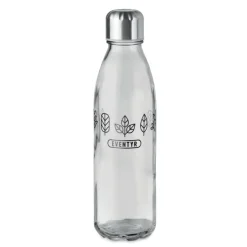 Szklana butelka  650 ml / Przezroczysty szary MO9800-27