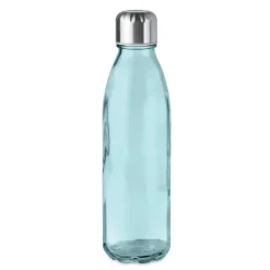Szklana butelka 650 ml / Przezroczysty niebieski MO9800-23