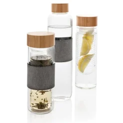 Szklana butelka 750 ml w pokrowcu / Neutralny P436.770