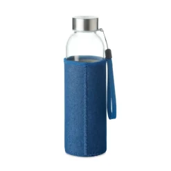 Szklana butelka w etui 500 ml / Granatowy MO6192-04