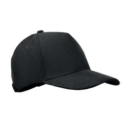 Sztruksowa czapka z daszkiem / Czarny MO2879-03