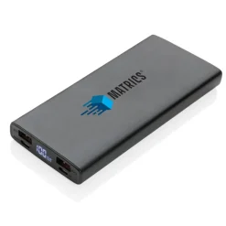 Szybki power bank 10000 mAh / Czarny P322.241