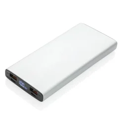 Szybki power bank 10000 mAh / Srebrny P322.242