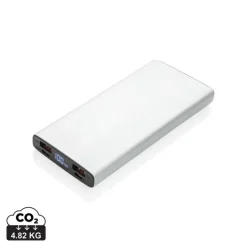 Szybki power bank 10000 mAh / Srebrny P322.242