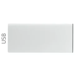 Szybki power bank 10000 mAh / Srebrny P322.242