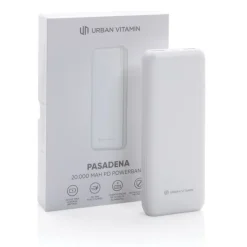 Szybki power bank 20000 mAh Urban Vitamin / Biały P322.753