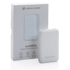 Szybki power bank 10000 mAh Urban Vitamin / Biały P322.703