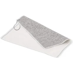 Szybkoschnący ręcznik golfowy z haczykiem R-PET 30 x 30 cm sublimacja / Biały / szary LT95006-N0161