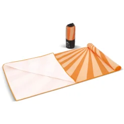 Szybkoschnący ręcznik plażowy R-PET 100×180 cm, sublimacja / Pomarańczowy LT97215-N0026