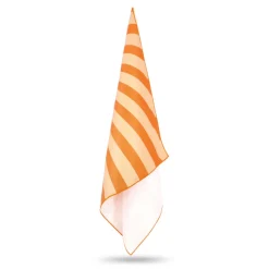 Szybkoschnący ręcznik plażowy R-PET 100×180 cm, sublimacja / Pomarańczowy LT97215-N0026