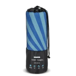Szybkoschnący ręcznik plażowy R-PET 100×180 cm, sublimacja / Czerwony LT97215-N0021