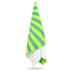 Szybkoschnący ręcznik plażowy R-PET 100×180 cm, sublimacja / Jasnozielony LT97215-N0032