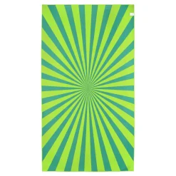 Szybkoschnący ręcznik plażowy R-PET 100×180 cm, sublimacja / Jasnozielony LT97215-N0032