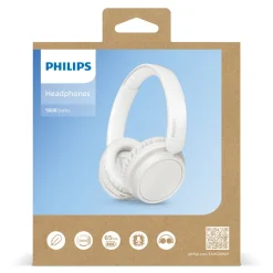 TAH5209 |Słuchawki nauszne Bluetooth Philips z 65-godzinnym czasem odtwarzania  / Biały LT42252-N0001