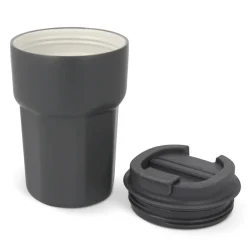 T-ceramic Kubek termiczny z pokrywką Zambezi 350ml / Ciemnoczerwony LT98728-N0020