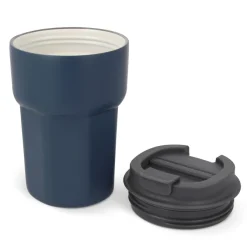T-ceramic Kubek termiczny z pokrywką Zambezi 350ml / Ciemnoniebieski LT98728-N0010